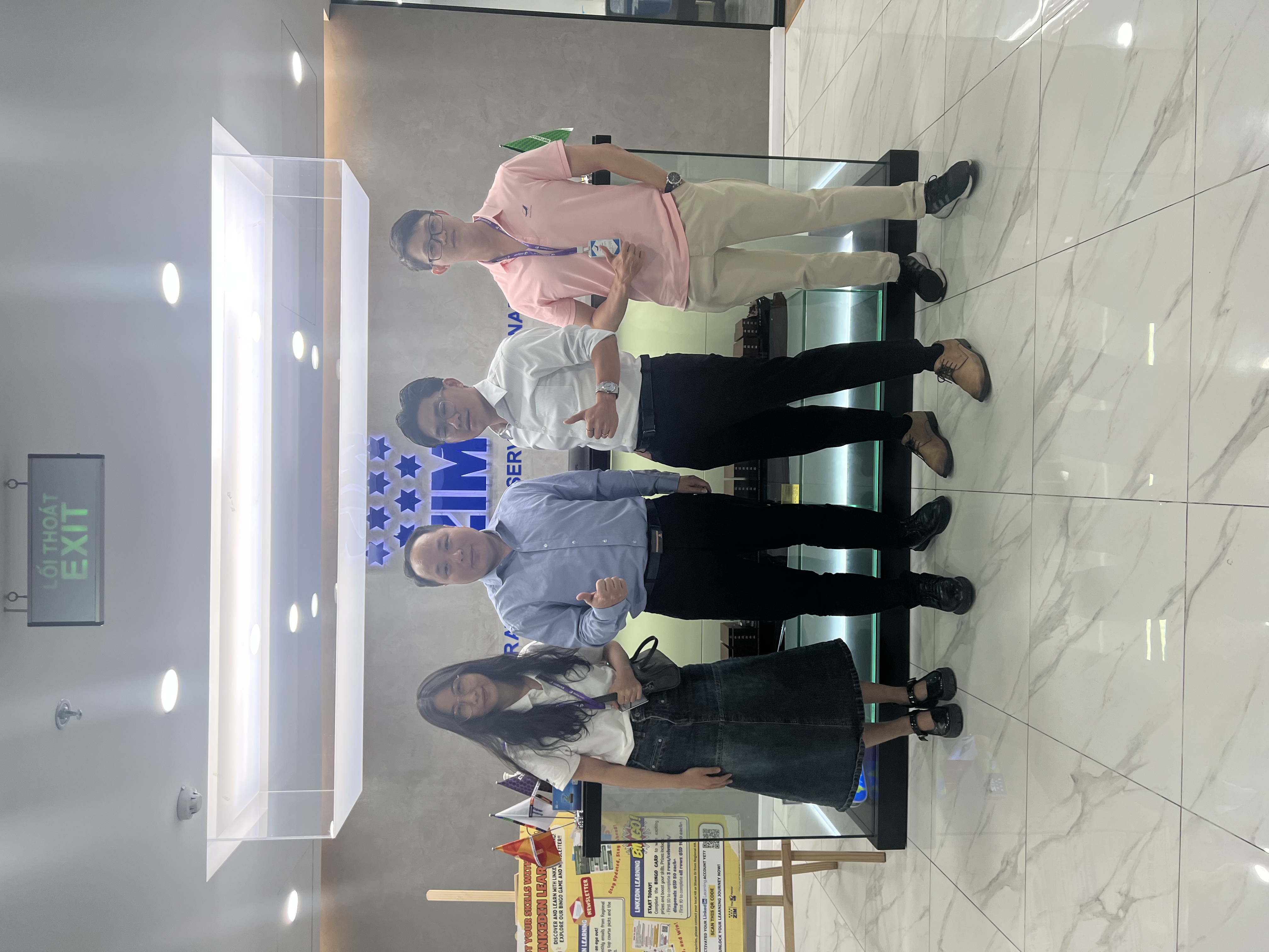 Mr. Zhang from Vietnam Branch visited ZIM