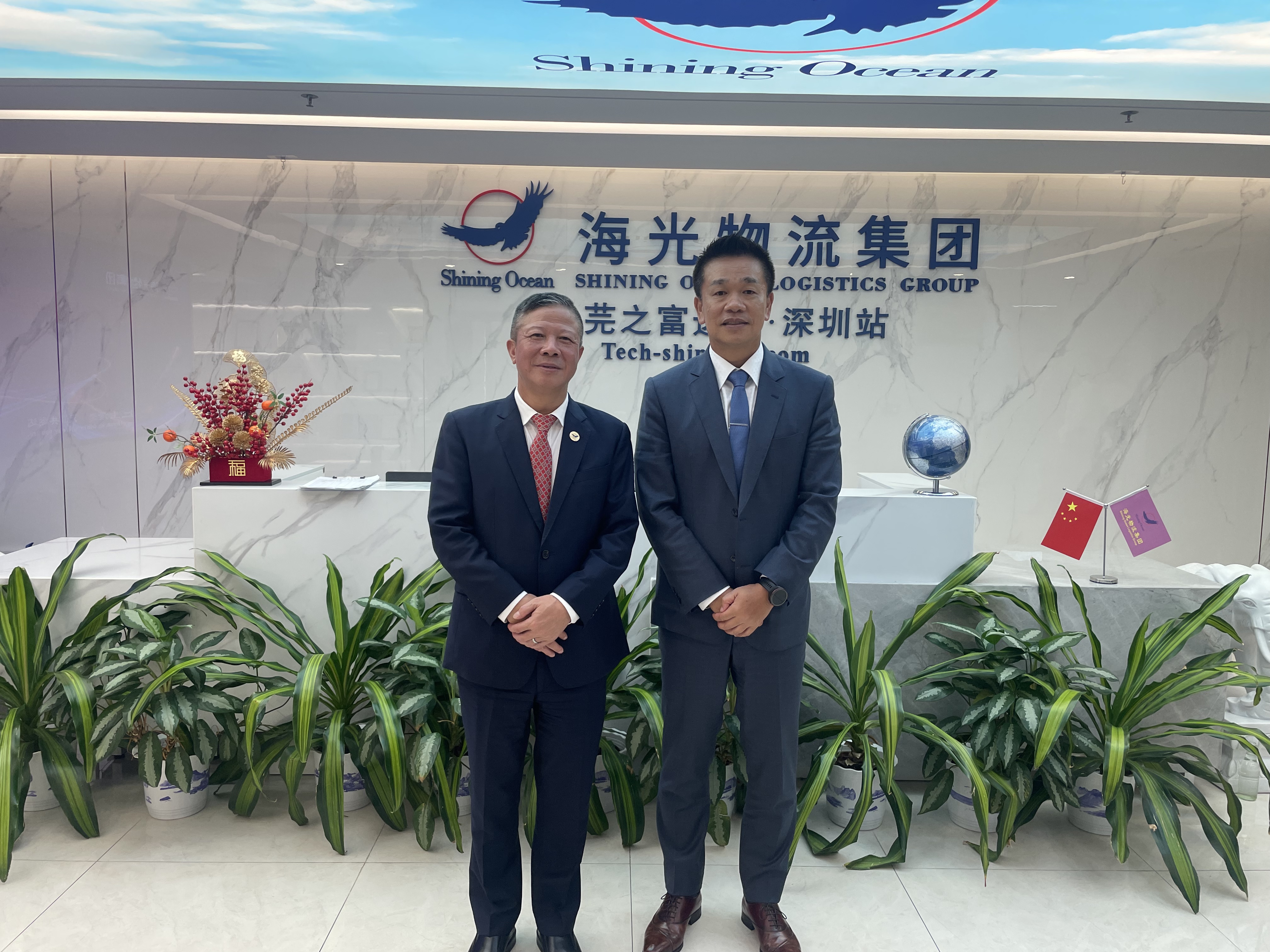 The global general manager of TSL visited the Shining Ocean