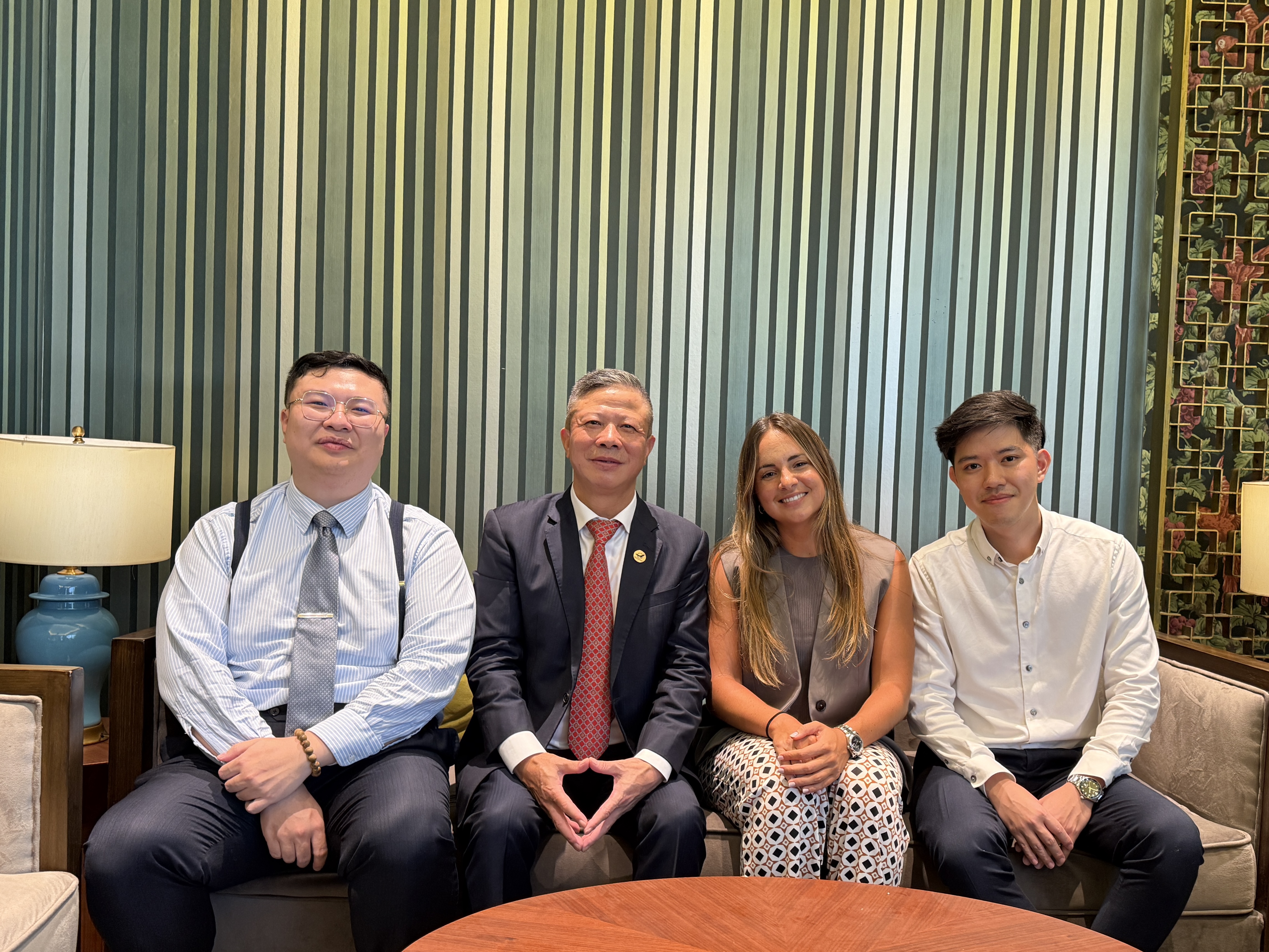 The senior executives met with Ms. Perez-Arias,  Assistant Trade Manager of MSC Headquarters, and Mr. Koo, Commercial Representative from Singapore.
